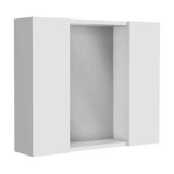 Artemisa Medicine Cabinet, Double Door, Mirror, One External Shelf