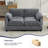 60.6'' Modular Loveseat Sofa-1122458205