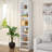 Jaley 71.5"H,Modern Storage 6-Tier Bookshelf-1008181460