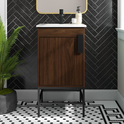 Corley 18"" Single Bathroom Vanity Set -  Willa Arlo™ Interiors, 1CC5C52A8B774D47AD0B0454E6151F02