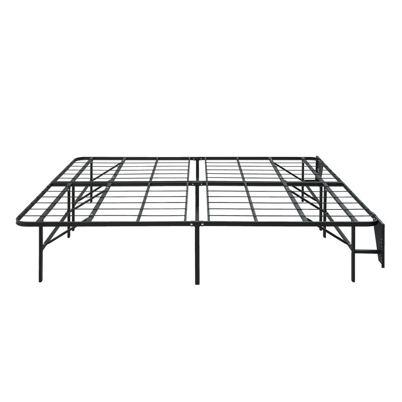 Structure de lit plateforme pliable sans accoudoirs, Grand lit