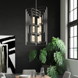 Iniguez 12 - Light Steel Dimmable Tiered Chandelier