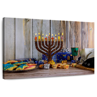 Adella Jewish Hanukkah Theme