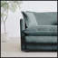 Chaise d'appoint moderne avec repose-pieds