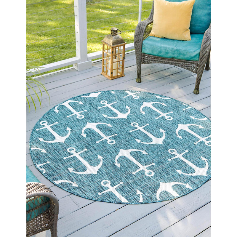 Tapis d'extérieur Ayton, Rond 10 pi