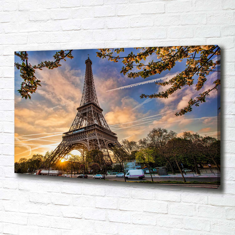 Eiffel Tower Paris - Wrapped Canvas Print