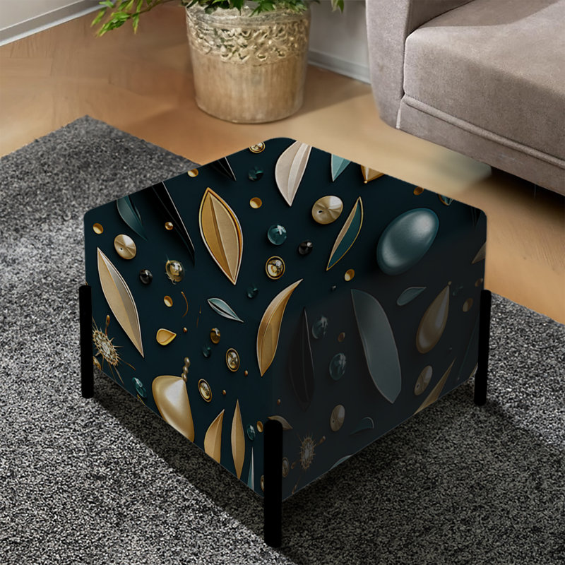 Sparkling Dazzle Glam - Repose-pieds carré Glam