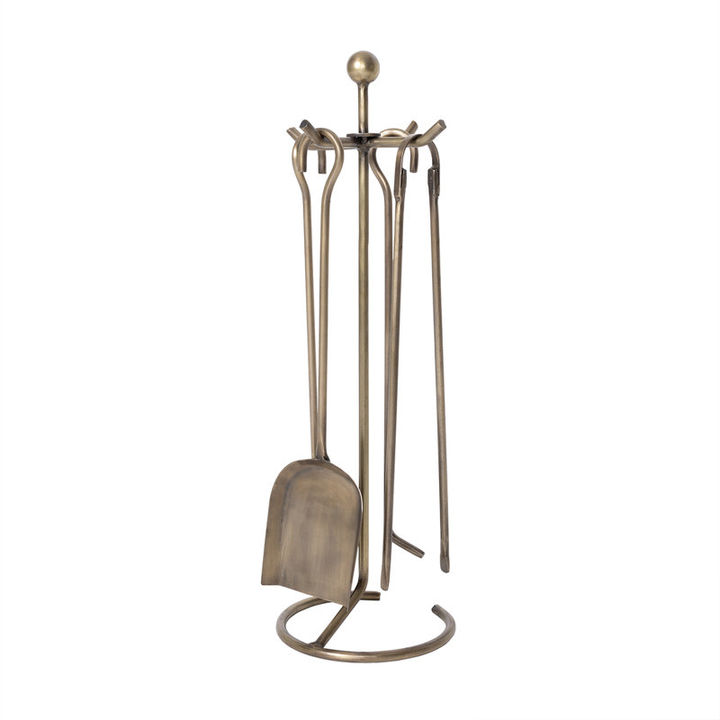 Iron Fireplace Tool Set