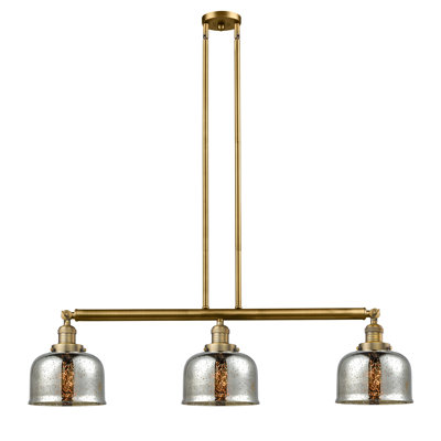 Bell - 3 Light 41" - Stem Hung Island Light