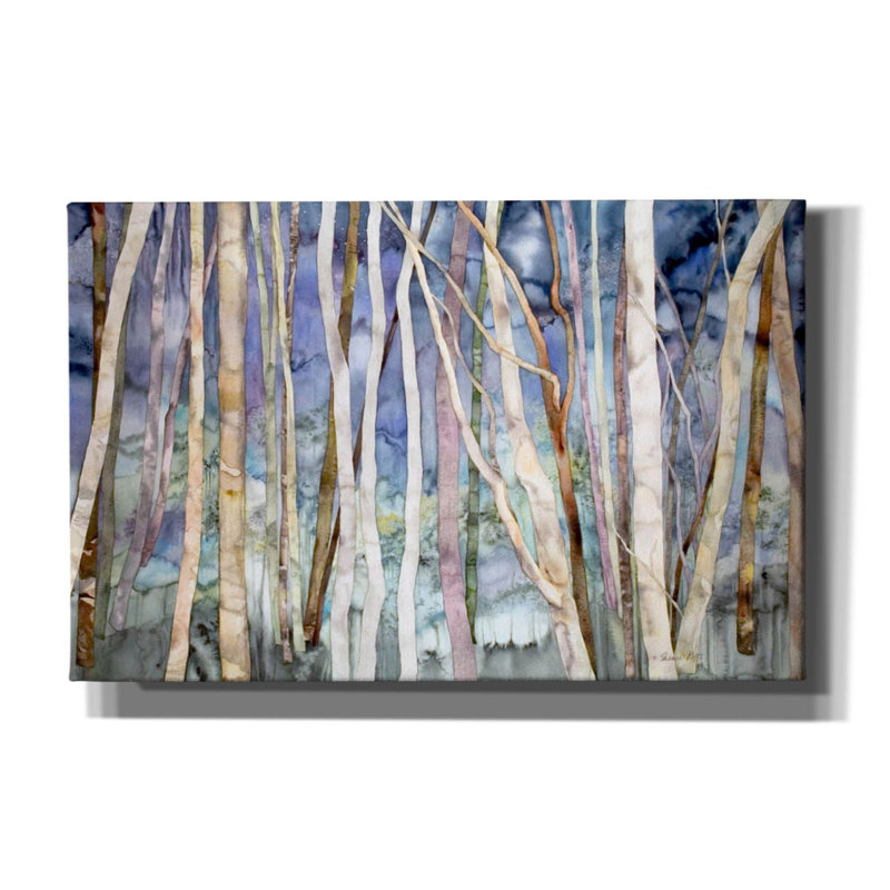" Mystery Of Trees II " by Sharon Pitts, 26" H x 40" W x 1.5" D