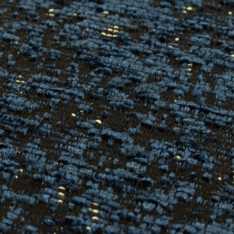  Chenille Piped Cushion Cover, Navy