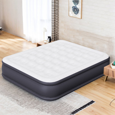 Air Mattress With Built In Pump, 18-Inch Raised Inflatable Blow Up Camping Bed, Self-Inflating Portable Colchones Inflables For Guests, Home, And Trav by Arsuite