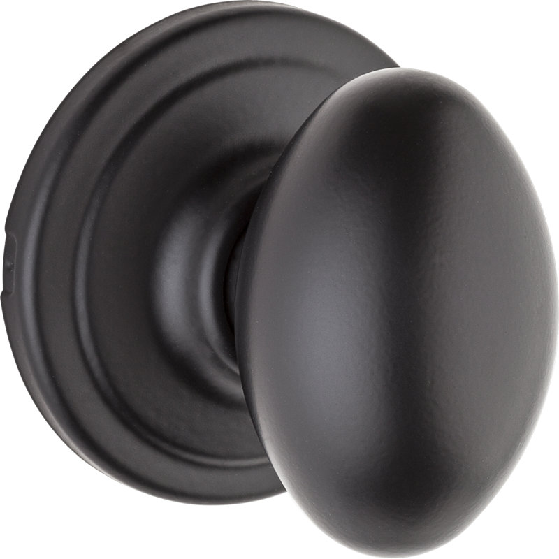 Lisbon 2.4375 Diameter Oval, Matte Black
