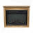 28" TV Media Entertainment Center With Electric Fireplace