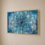 Mandala en bleu II par Danhui Nai - impression sur toile-237056578-237056591