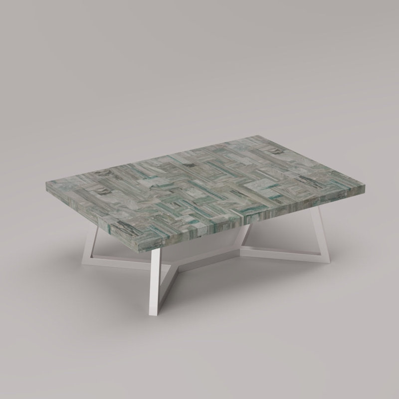 Inclinaison Coffee Table, Green Quartz