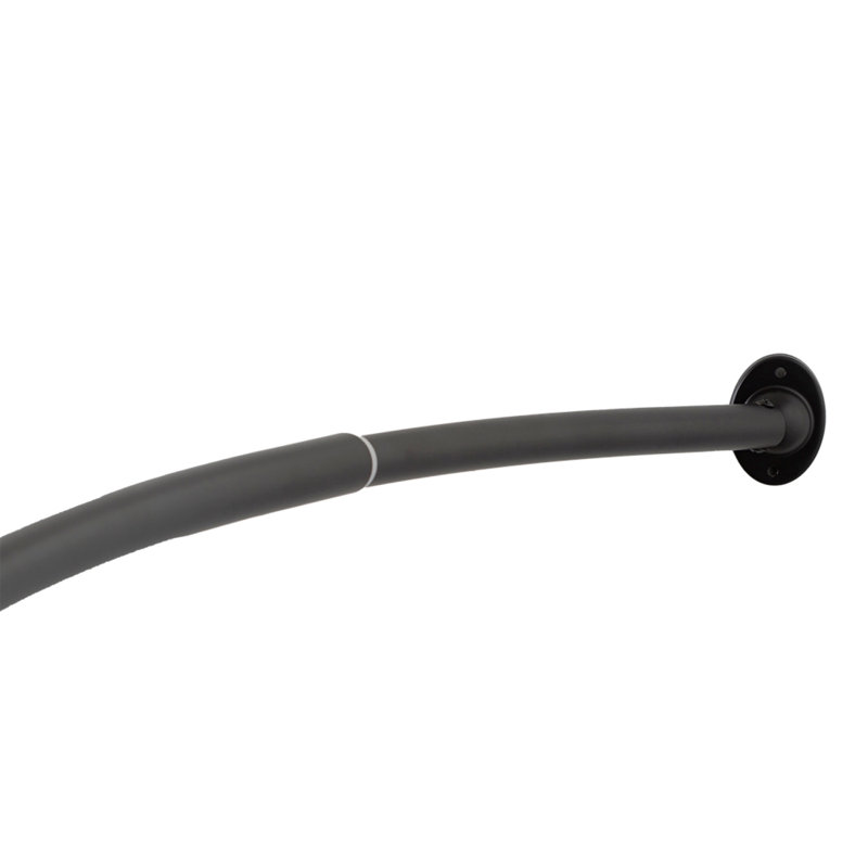 CURVED ROD 2'' Curved Drill / Screw Shower Curtain Rod