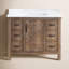 Meuble-lavabo simple sur pied avec plateau en marbre de culture 42 po Javier-1803461194