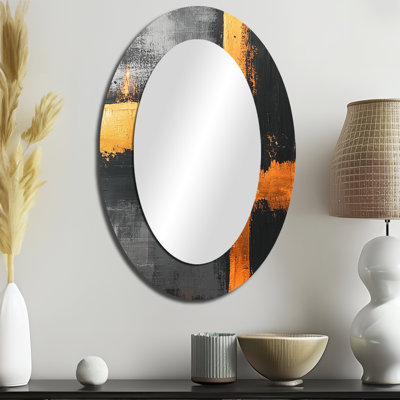 Miroir mural noir et or Converge Dream I