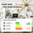 64 In. 6 Blades Indoor Ceiling Fan With LED Light Remote Control Reversible DC Motor-103679804-103679802