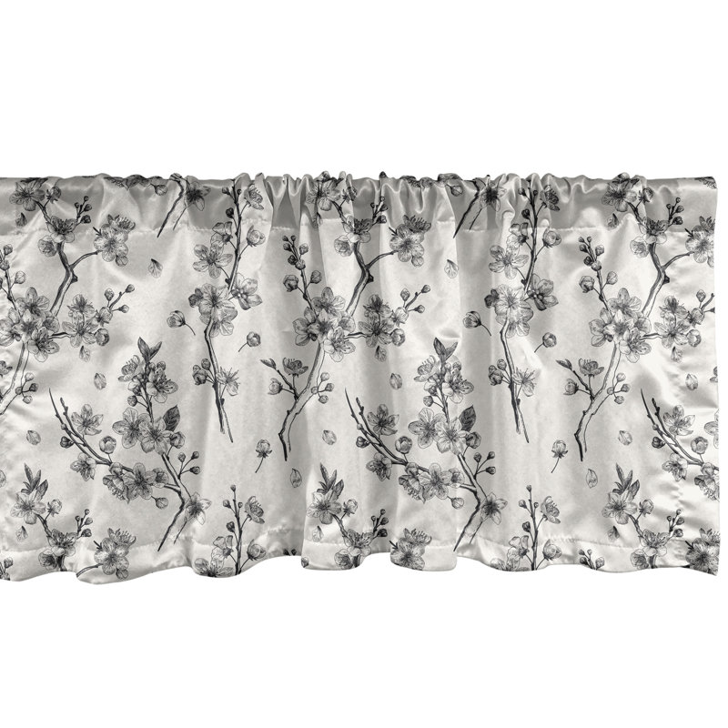 Ensemble de 2 cantonnières Ambesonne Vintage Botany, L 54 po x L 12 po