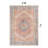 Valora Rust Medallion Pattern Machine Washable Flatweave Rug With Non-Slip Backing-1395163641