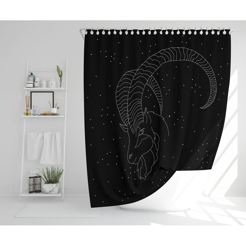 Jamalle Polyester Shower Curtain Set