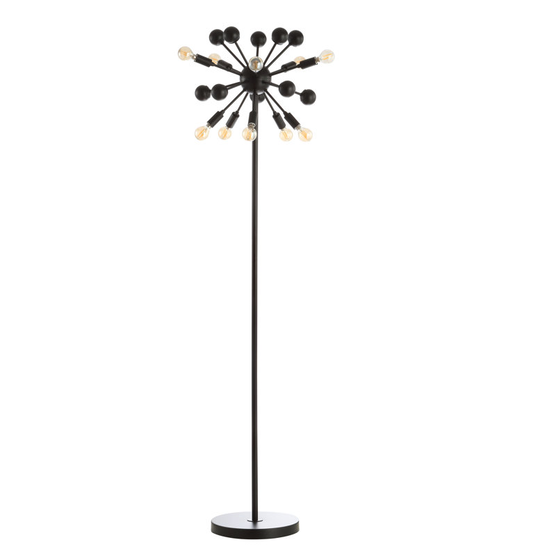 Homan 63'' Black Tree Floor Lamp