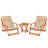 Maya Square 2 - Person Bistro Set with Cushions