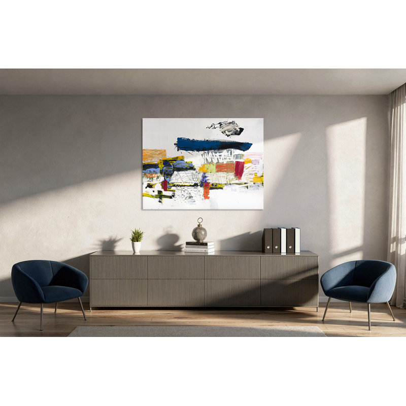 «Sun over Boca» par Robert Robinson - peinture sur toile tendue