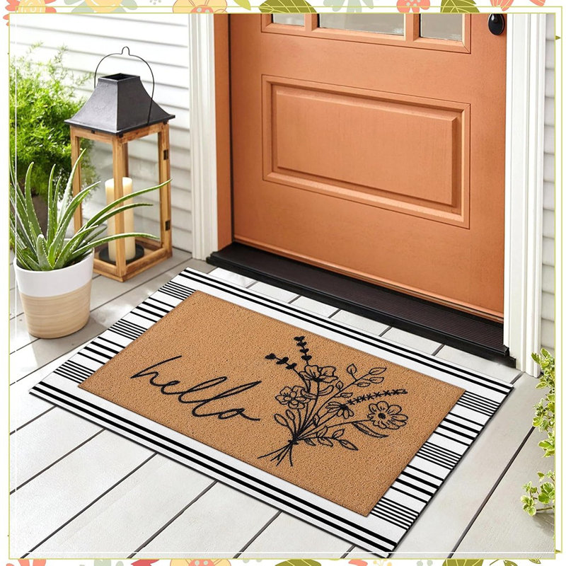 Tapis de porche saisonnier Summer Summer Mat - Wildflower - Hello Sunshine