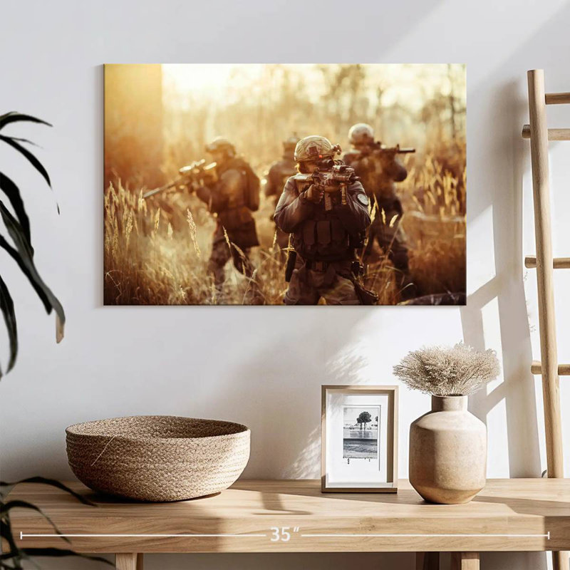 Armée, H 16 po x l 24 po