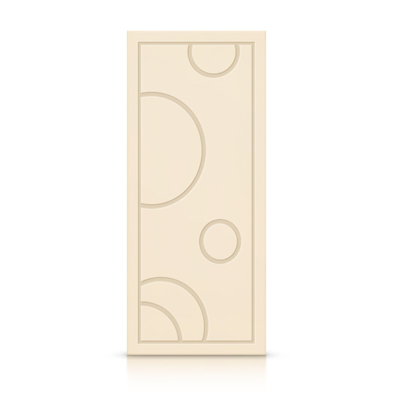 Porte standard à panneaux en bois manufacturé, 24 po x 80 po, Beige