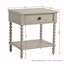 Table de chevet pour chambre à coucher crème antique-918916909