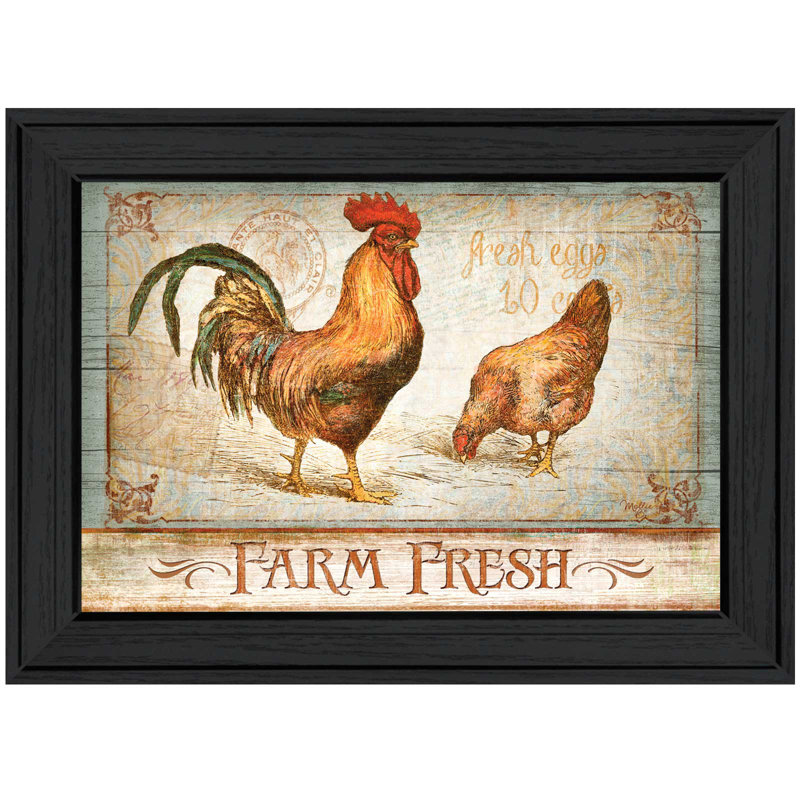 «Farm Fresh», reproduction d'impression encadrée
