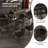 Tempered glass Stainless Steel black Dining Table-107264293
