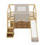 Lit mezzanine double avec tente