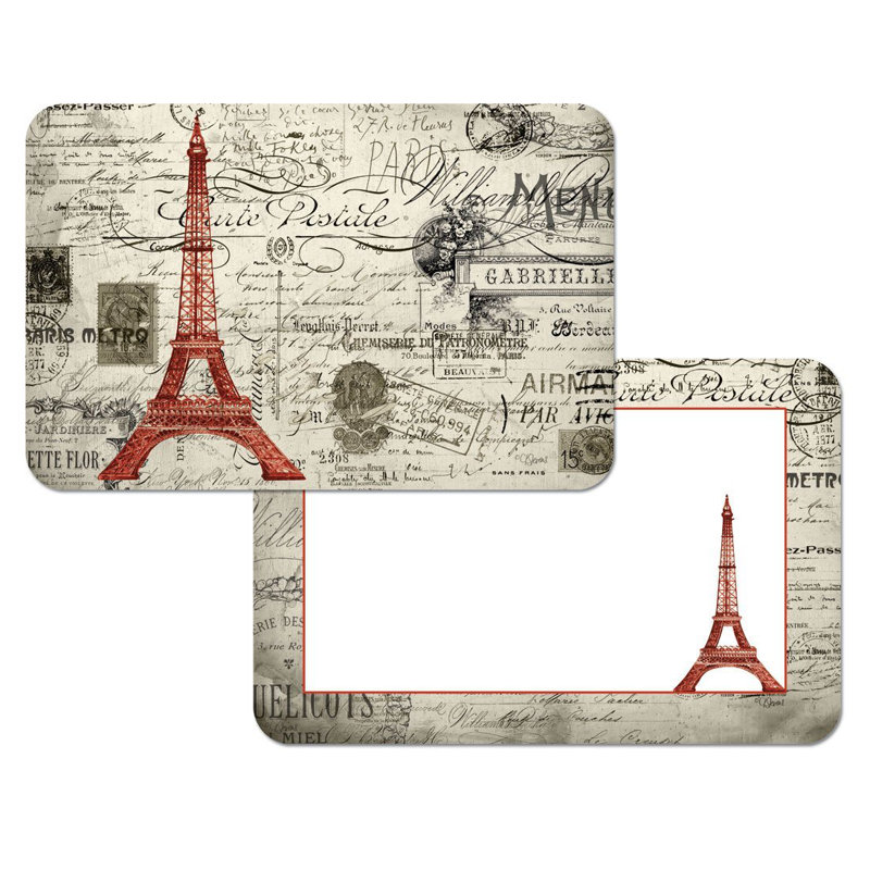 Forme de pouce en plastique propre 17,13 po wipe