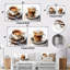 «Brown Watercolor Espresso I - Coffee», ensemble de 2 reproductions d'art-1123159874