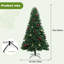 Arbre de Noël artificiel, pin artificiel articulé, avec télécommande-773054349