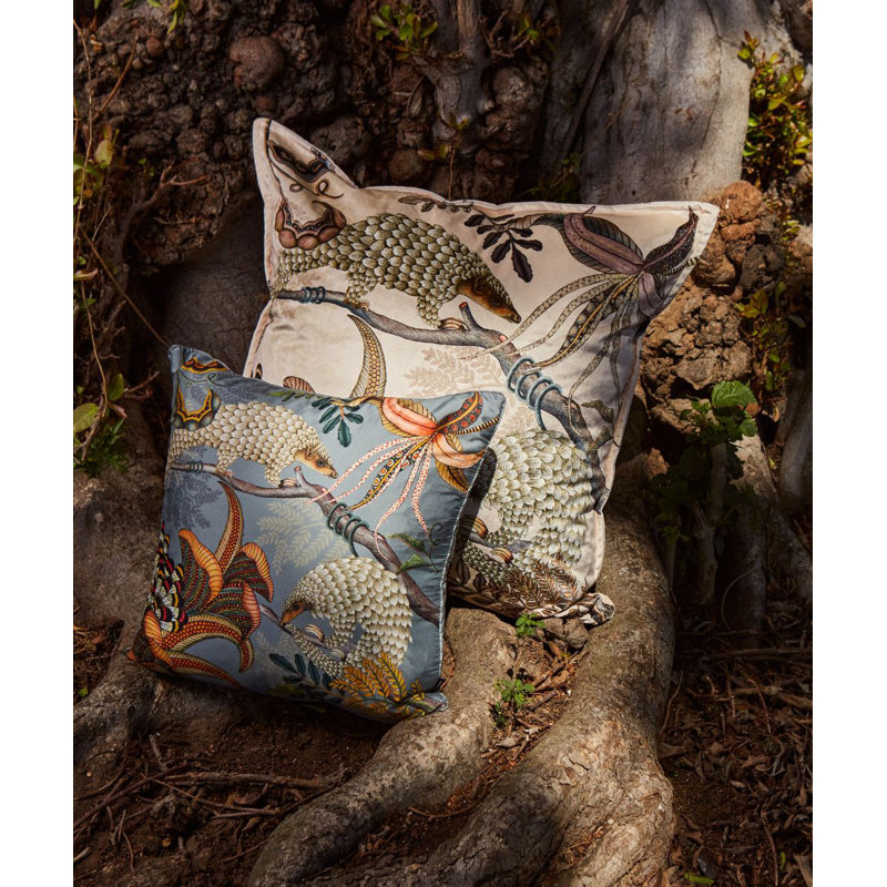 Ardmore Pillow, Blue, 16" x 16"