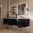 Geneva 84" Wall-Mounted Double Bathroom Vanity Set-1026008335-940851239