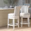 26 po Tabouret de bar pivotant à hauteur de comptoir en bois avec dossier haut, 1 pièce-1092624297-1092624302-1092624304-1092624309