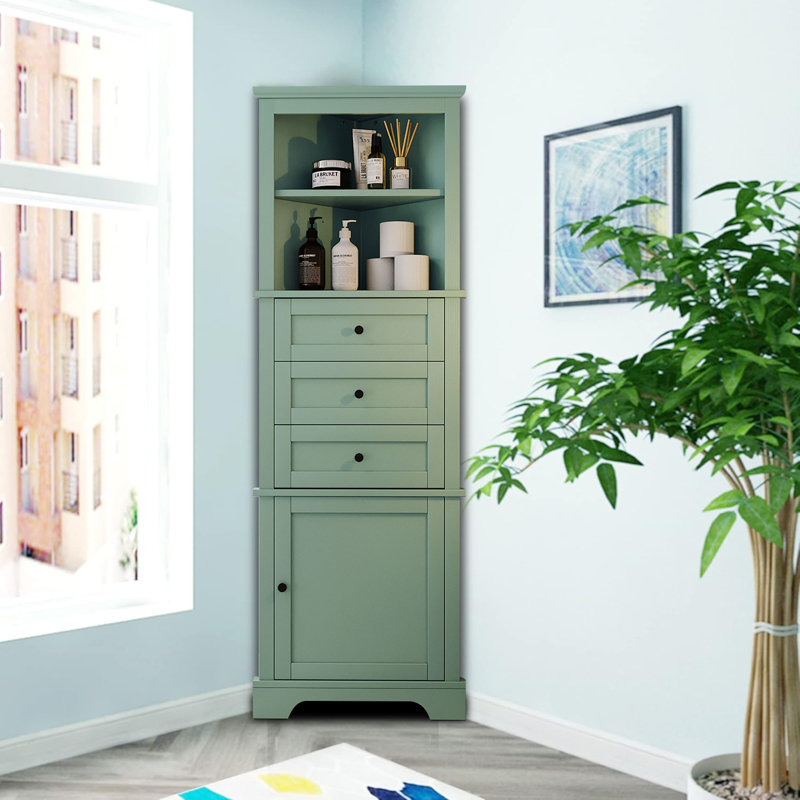 Armoire à linge autoportante, Vert