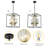 Orchimont 4-Light Modern Farmhouse Lantern Chandelier