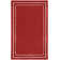 Argentino Abstract Machine Woven Chenille Area Rug in Red