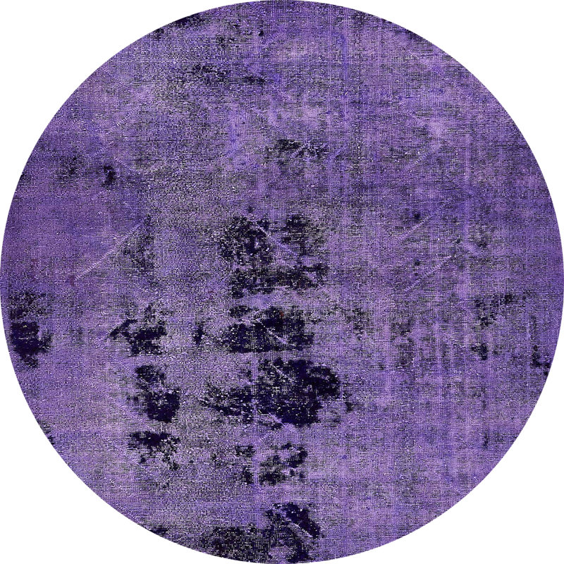 Tapis abstrait moderne 5603, Rond 8 pi