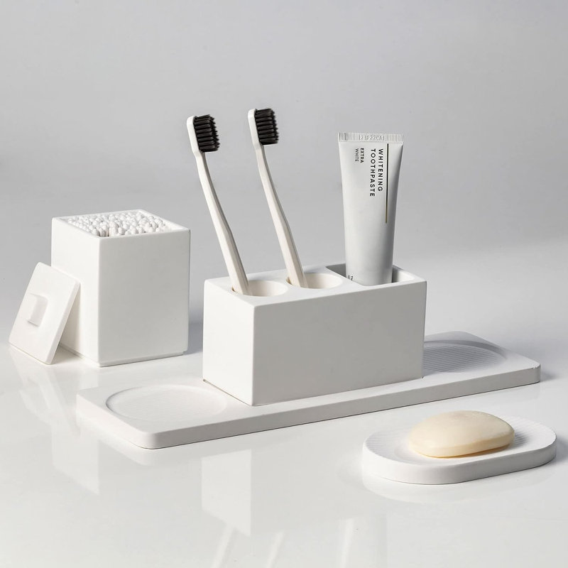 Ceramic / Porcelain Bathroom Accessory, White
