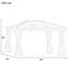 4m x 3m Metal Patio Gazebo