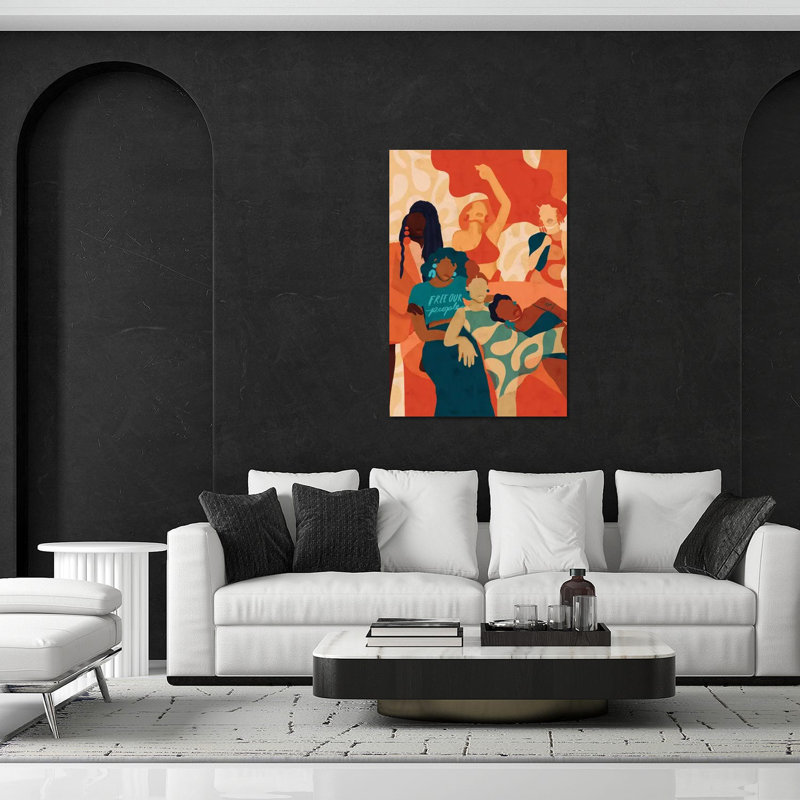 «Women» par Reyna Noriega, impression sans cadre, H 32 po x l 24 po x P 0,25 po